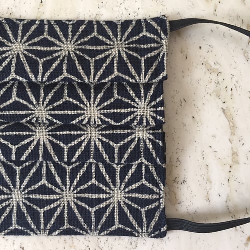 Image of Asanoha Indigo Face Mask