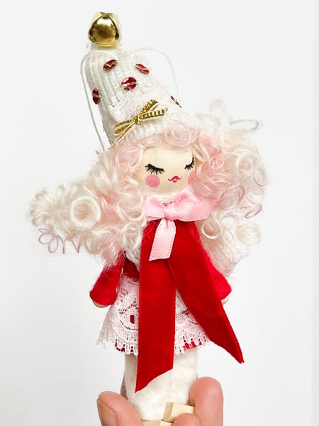 Image of Classic Peg Doll Ornament #2