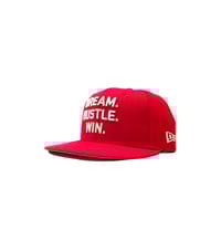 Image 2 of 2520 X NEW ERA DREAM. HUSTLE. WIN. 9FIFTY SNAPBACK - SCARLET