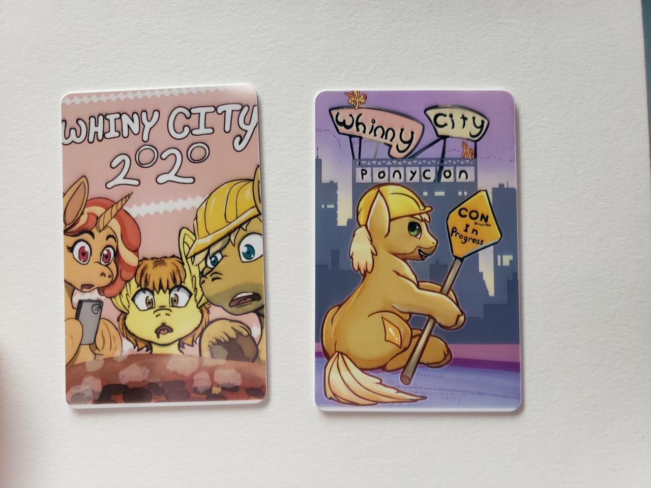 Whinny City Faux Hotel Key Card