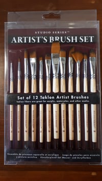 Image 1 of Artist's Paint Brush Set 