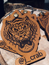 @j_crab Tiger Key Ring / Bag Tags