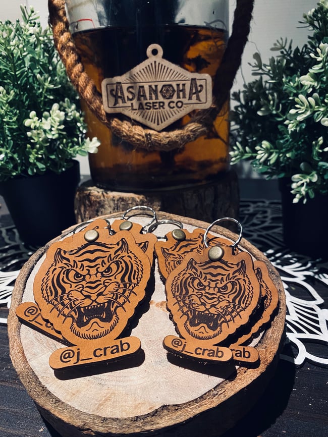 @j_crab Tiger Key Ring / Bag Tags