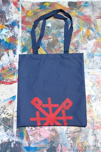 Image of ¿need something? tote bag in navy