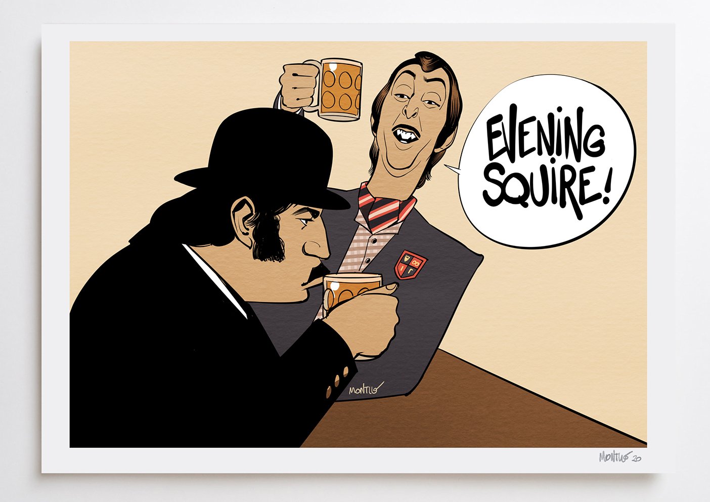 Image of Evening Squire! A3 PRINT