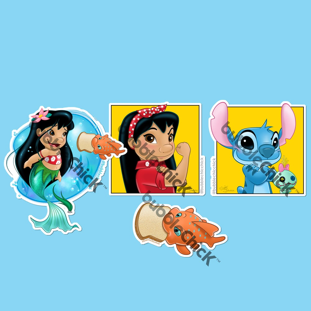 Lilo and Stitch's Stitch Sticker, Zazzle