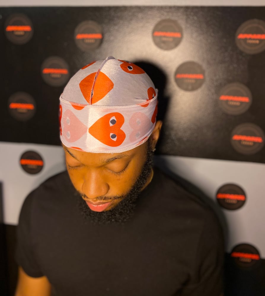 White Colorful Louis Vuitton Inspired durag | APPAREL 7EVEN