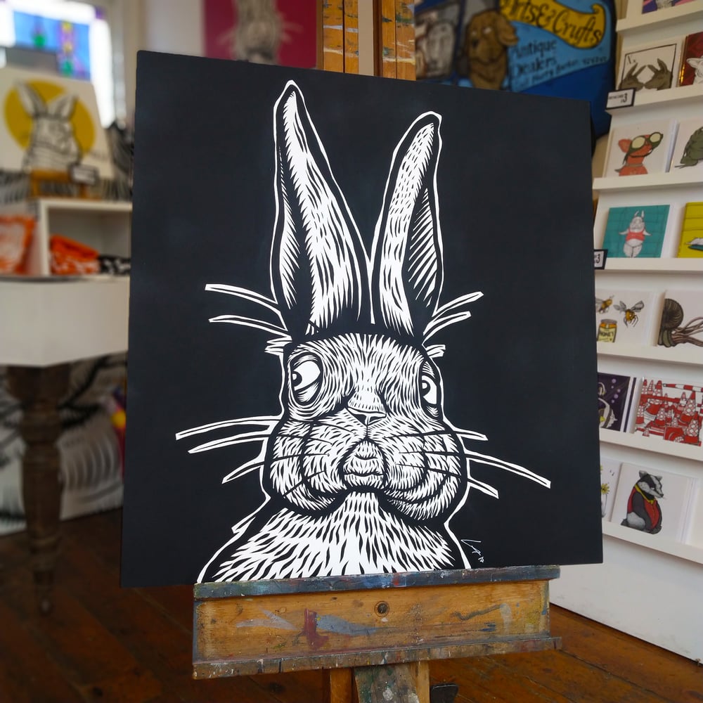 Image of Rampant Rabbit Original Painting 