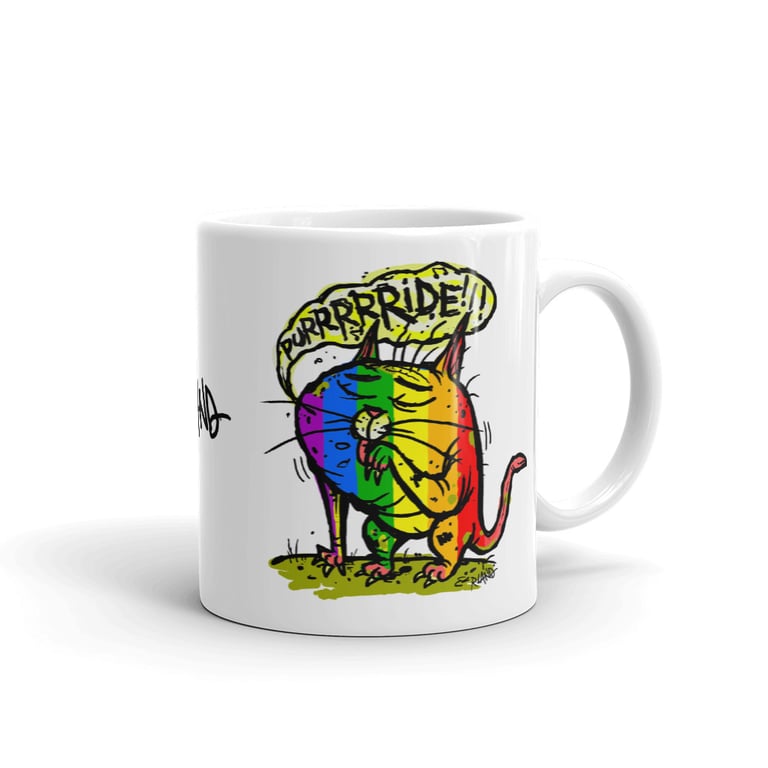 PURRRRRIDE Cat Mug