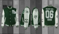 Image 1 of MIGHTDIE HIGH Letterman Jacket
