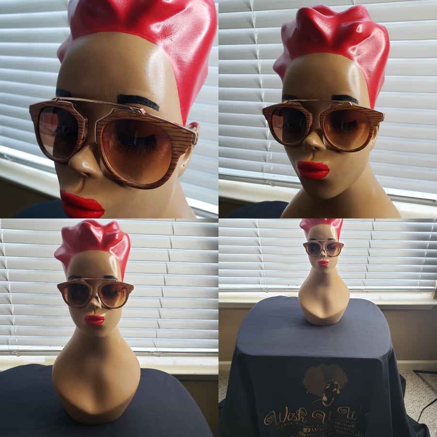 Image of Faux wood Aviators 