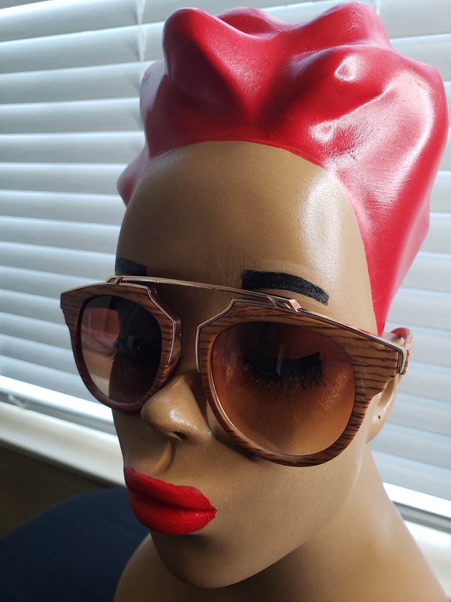 Image of Faux wood Aviators 