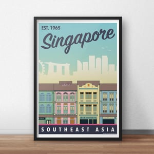 Image of Singapore Southeast Asia Poster