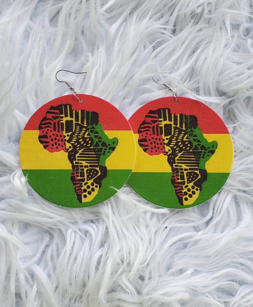 Mama africa Rasta Earrings 