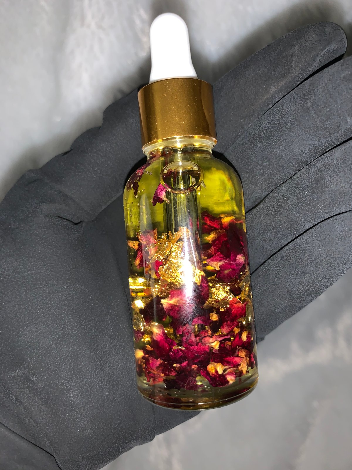 Organic 24 Karat Rose Infused Face and Body Oil  