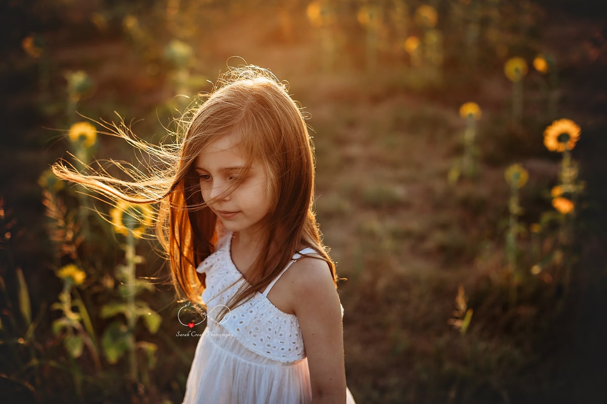 Sunflower Mini Sessions at P Bar Farms in Hydro, OK