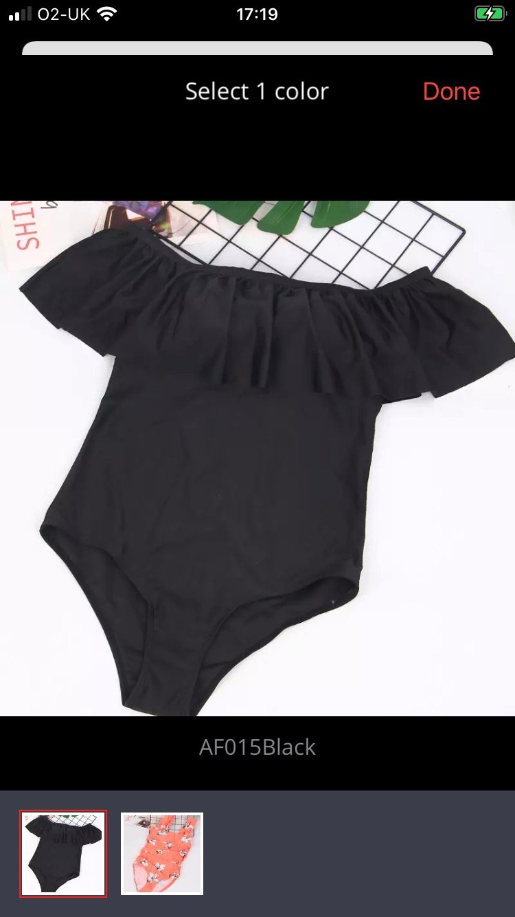 Image of Mumma & Me ‘Off Shoulder Frill’ Swimsuit