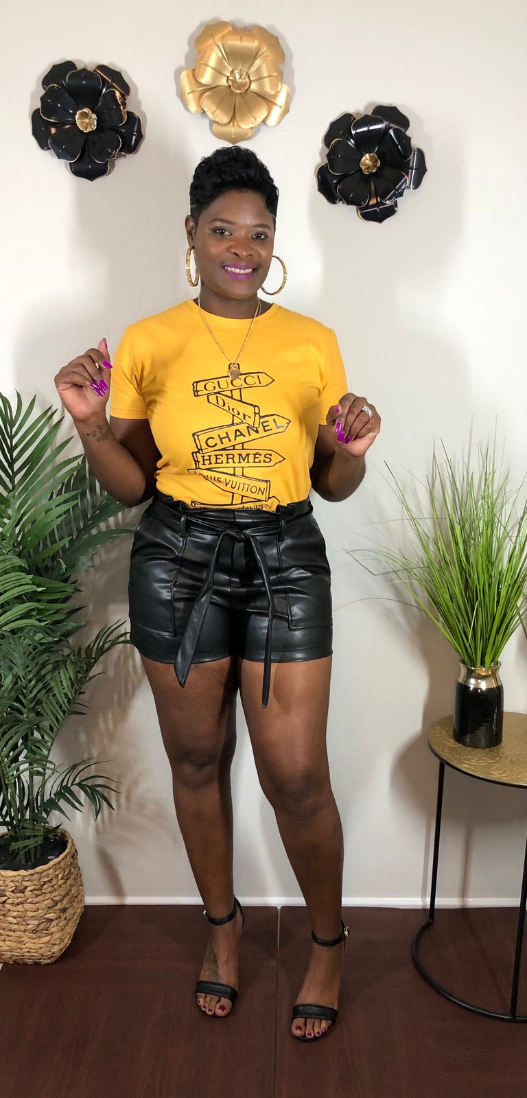 Pleather Shorts  Image 5