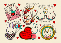Paramore x Miffy A4 Print