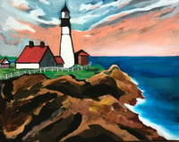 Coastal Maine - 14X11” Acrylic on Canvas 