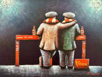 Image 2 of ‘Time Gentlemen Please (Double Maxim Version)’ Oil Painting 