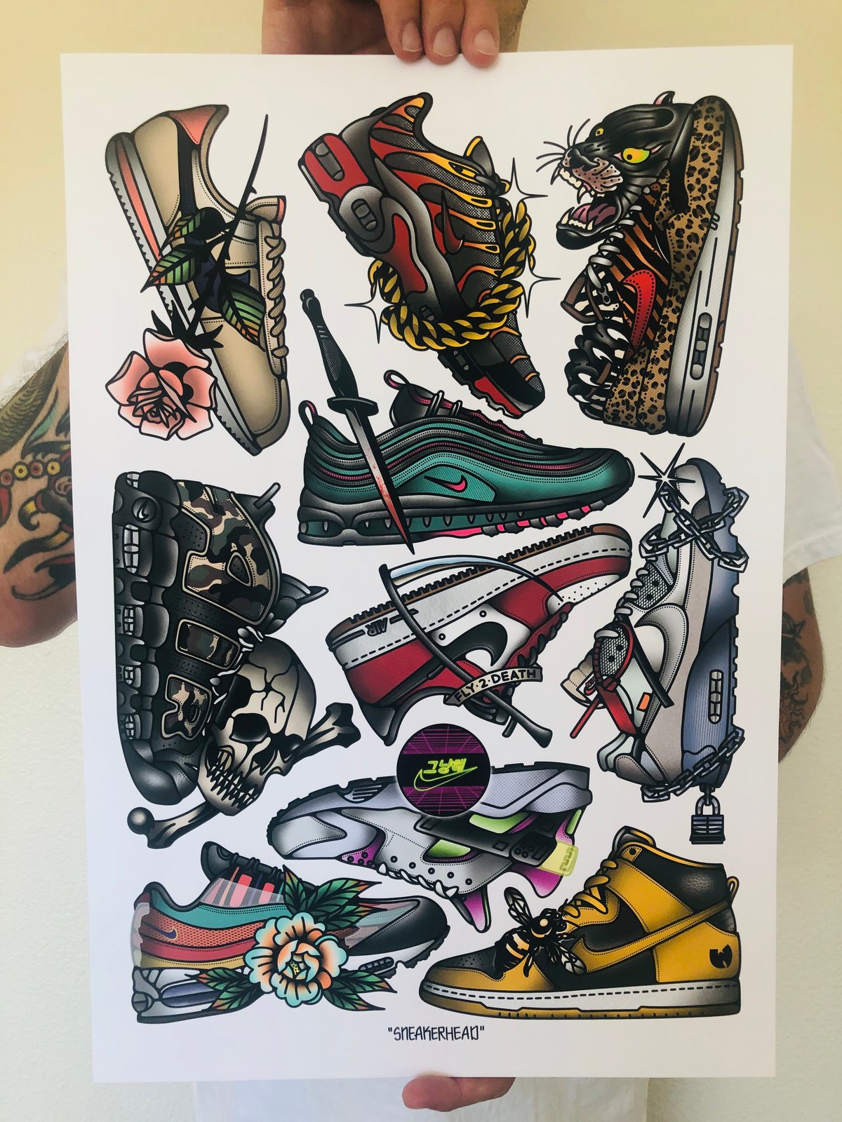 Sneakerhead Art Print / Black Omen Design