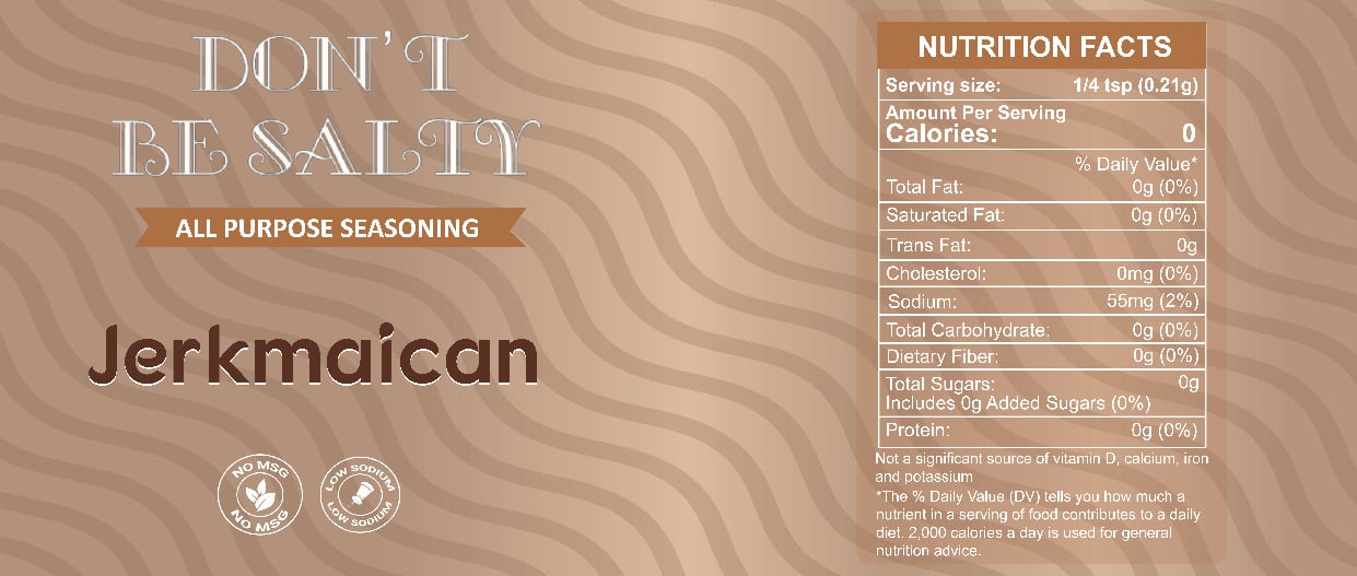 Image of Don't Be Salty Jerkmaican Seasoning 