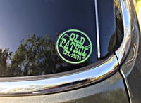 Image 2 of OLD PATROL TRADEMARK DECAL ~ CLEAR