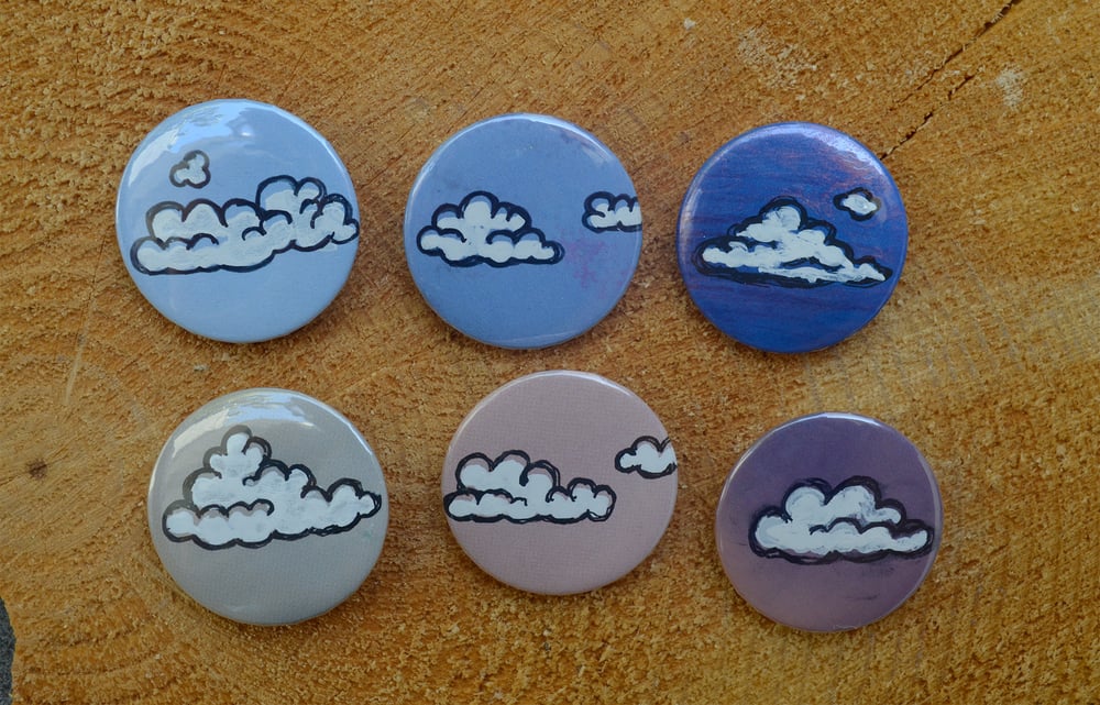 Image of Hand Drawn Cloud Button