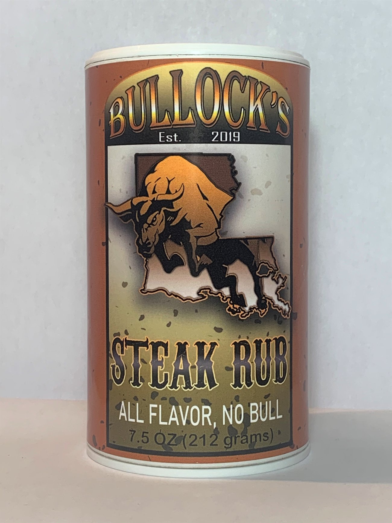 Bullock's Steak Rub (7.5oz) | Bullock's Backyard BBQ