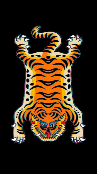 Image of Tiger rug