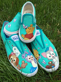 Image 2 of Custom Painted Shoes Vans, Keds or Converse (Toe area only)