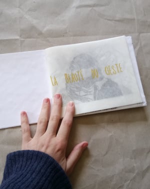 LA BEAUTE DU GESTE - linoprint artbook