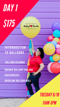 Day 1- Introduction to Balloons 