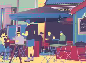 Groix, Bar de la Plage