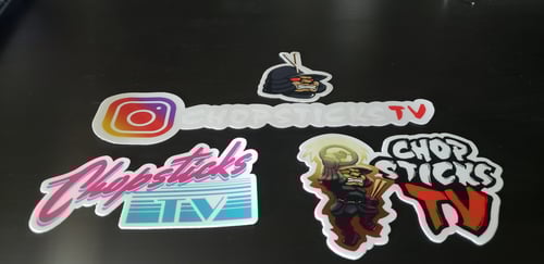Image of Chopstickstv Sticker Bundle 