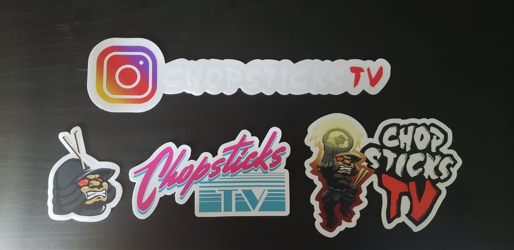 Image of Chopstickstv Sticker Bundle 