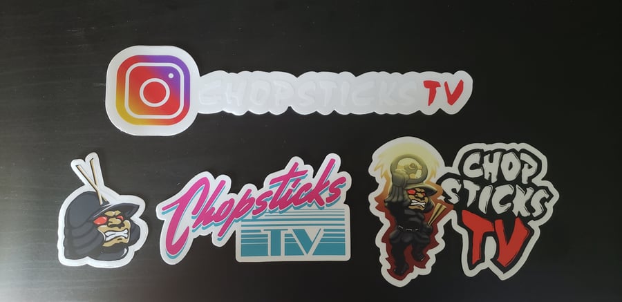Image of Chopstickstv Sticker Bundle 