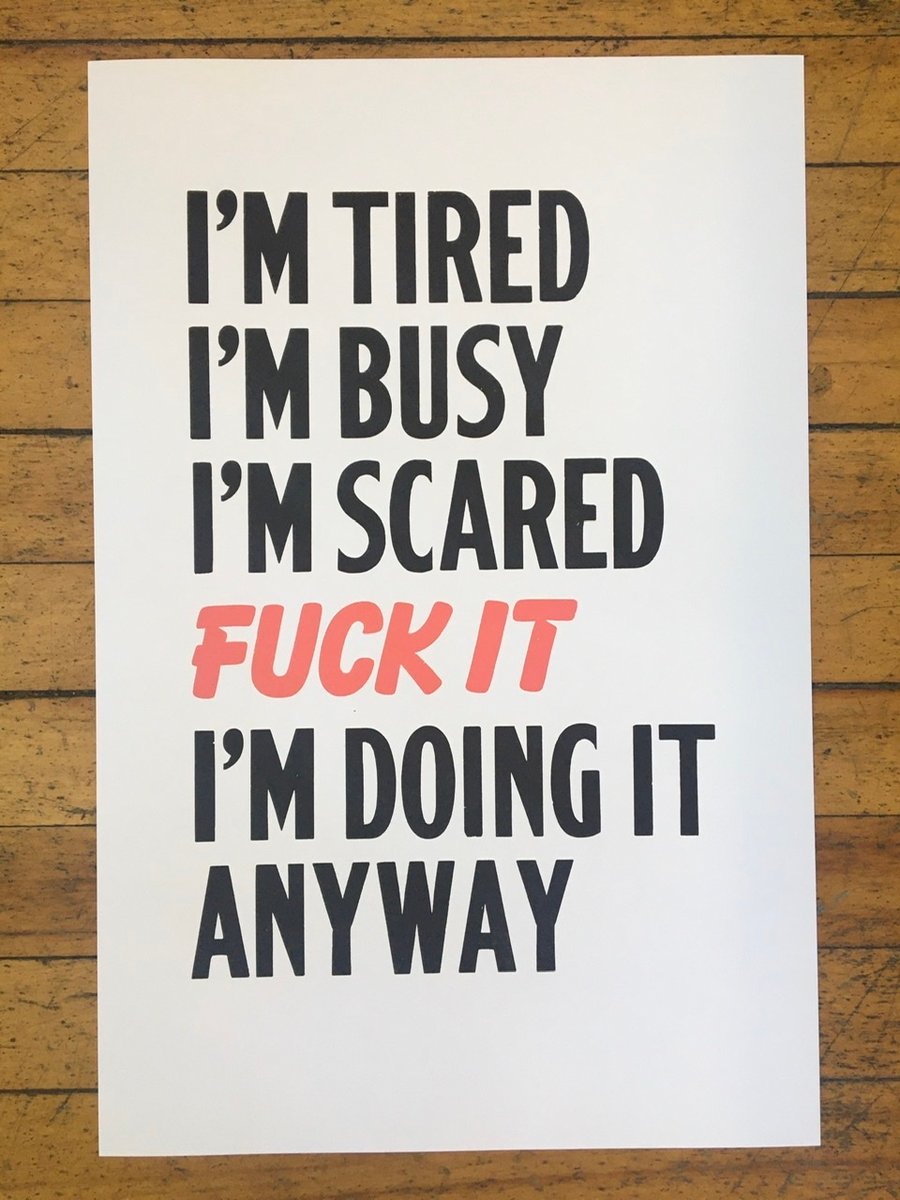 Do It Anyway poster Blount Objects