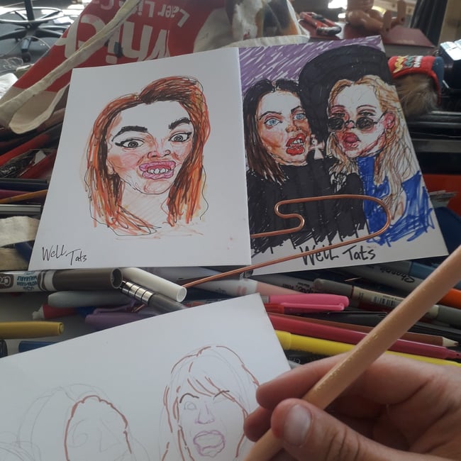 Felt tip Pen Drawing