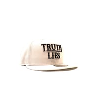 Image 3 of 2520 X NEW ERA TRUTH OVER LIES 9FIFTY SNAPBACK - WHITE