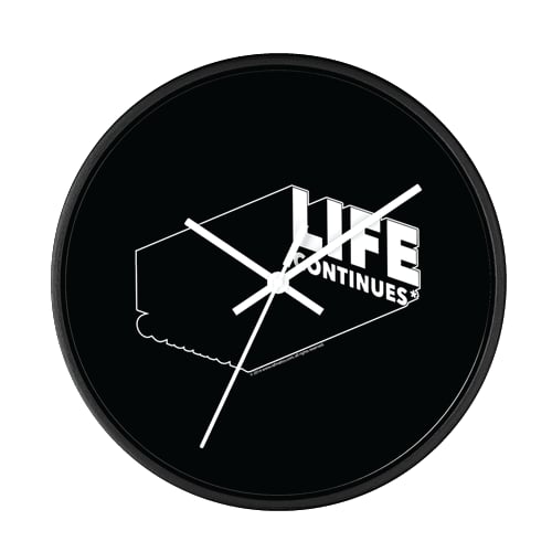 Image of Life Continues Clock