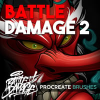 Battle Damage 2 Procreate Brush Set