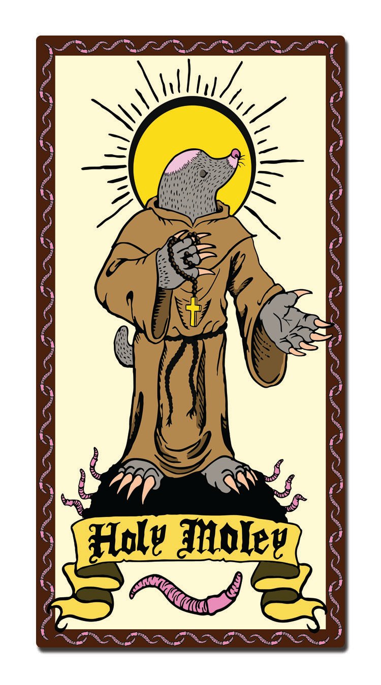 Holy Moley Sticker Etna Print Circus