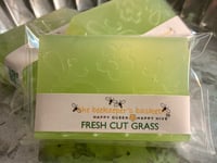 Image 4 of Fresh Cut Grass Honeybee Glycerin Body Bar