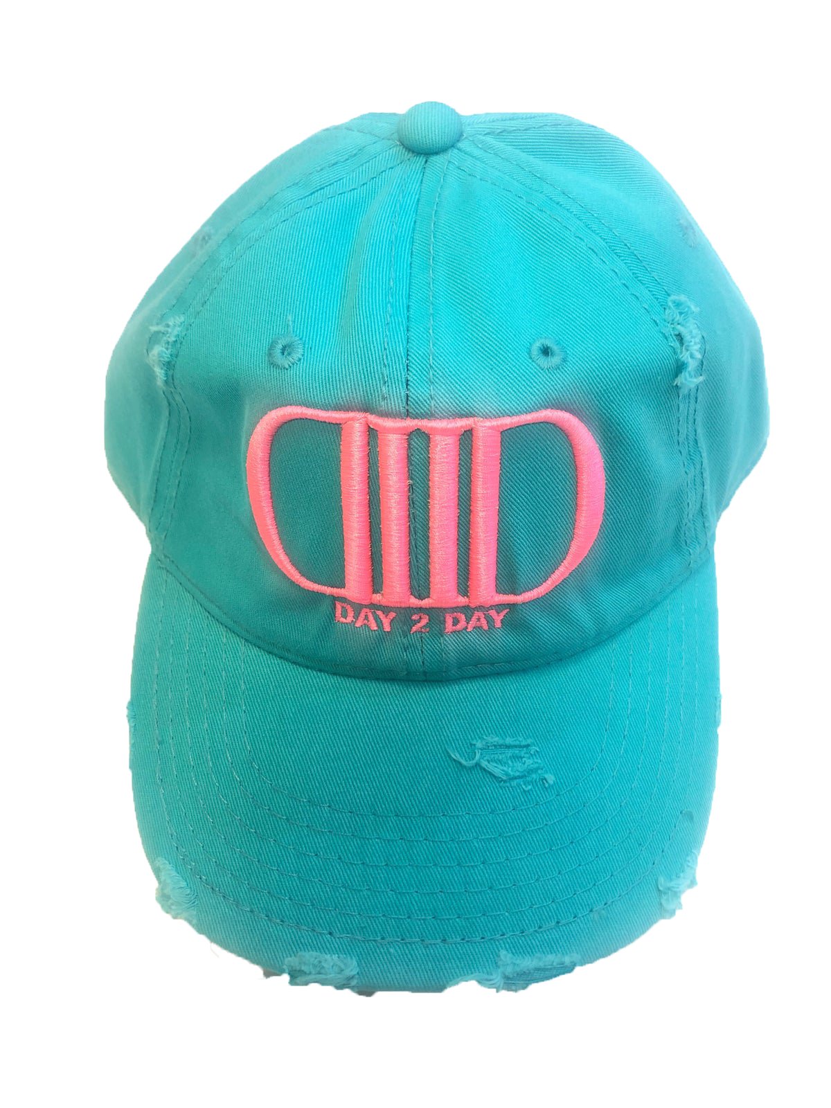 teal dad hat