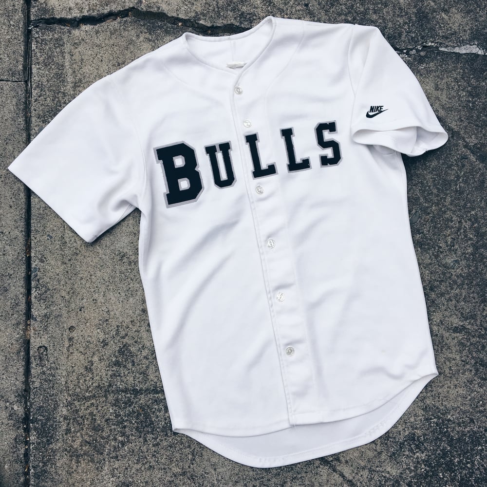 Image of Original 90’s Nike Employee Bulls #23 Jordan Baseball Jersey.