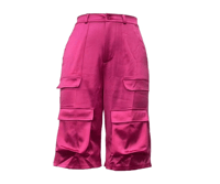 Image 2 of Pink cargo pants 