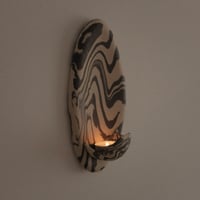 Image 1 of Wall Pebble Candle Holder 2