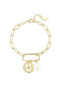 Image 2 of Smiley Paperchain Bracelet